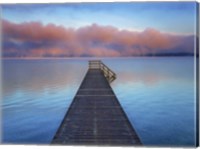 Framed Boat Ramp and Fog Bench, Bavaria, Germany