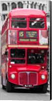Framed Double-Decker Bus, London