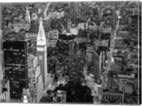 Framed Aerial View of Manhattan, NYC