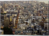 Framed Aerial View of Manhattan, NYC