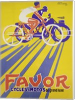 Framed Favor Cycles et Motos, 1927