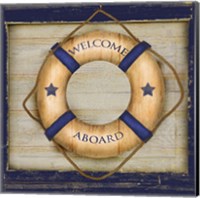 Framed Welcome Aboard