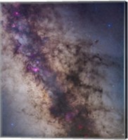 Framed Center of the Milky Way in Sagittarius and Scorpius