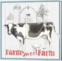 Framed 'Farm To Table IV' border=