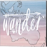 Framed World Traveler Wander