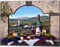 Framed Tuscany Vista