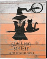Framed Black Hat Society