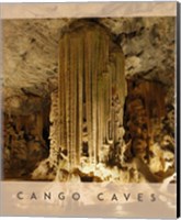 Framed Vintage Cango Caves, Oudtshoorn, South Africa, Africa