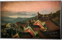 Framed Vintage Jiufen, Taiwan, Asia