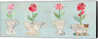 Framed Teacup Floral V