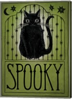 Framed Vintage Halloween Spooky