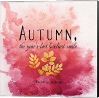 Framed Autumn, the Year's Last Loveliest Smile II