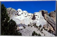 Framed Mt Rushmore Presidents, South Dakota