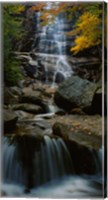 Framed Waterfall in a forest, Arethusa Falls, Crawford Notch State Park, New Hampshire, New England