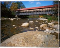 Framed Albany Covered Bridge, White Mountain National Forest, New Hampshire