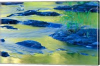 Framed Summer Reflections in the Waters of the Lamprey River, New Hampshire