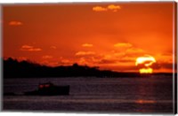 Framed Sunrise at the Mouth of Piscataqua River, New Hampshire