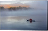 Framed Kayaking on Chocorua Lake, New Hampshire