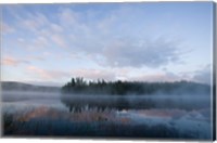 Framed Dawn, East Inlet, Pittsburg, New Hampshire