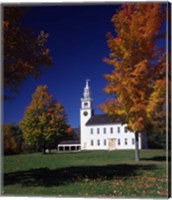 Framed Jaffrey Centre in Autumn, New Hampshire