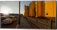 Framed Volkswagen Beetle, Parroquia De San Pedro, Cholula, Mexico