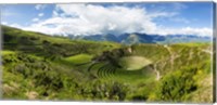 Framed Circular Inca Terraces of Moray, Machupicchu, Peru