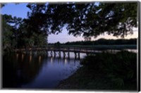 Framed Sunset Over Golf Course in Sarasota, Florida