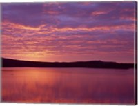 Framed Sunrise over Grand Lake Matagamon in Baxter State Park, Maine