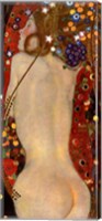 Framed Water Serpents II, c.1907 (detail of woman 3)