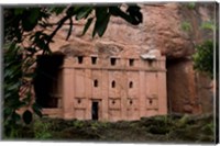 Framed Rock-Hewn Coptic Church, Blue Nile River Basin, Ethiopia