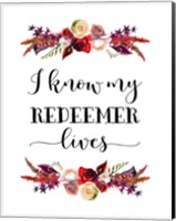 Framed My Redeemer Lives