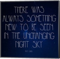 Framed Night Sky - Fritz Leiber Quote
