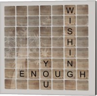 Framed Wish Enough