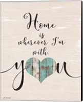 Framed Home with You (heart)
