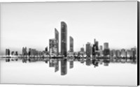 Framed Abu Dhabi Urban Reflection