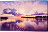 Framed Sunset Dock