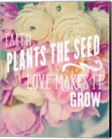 Framed Faith Plants the Seed