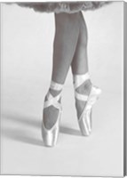 Framed Dancing En Pointe Black and White