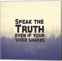 Framed Speak The Truth - Yellow