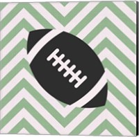 Framed 'Eat Sleep Play Football - Green Part I' border=