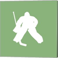 Framed Hockey Player Silhouette - Part II