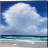 Framed 'Beach Clouds II' border=