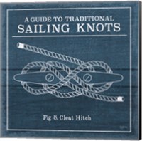 Framed Vintage Sailing Knots VII