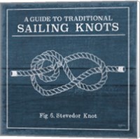 Framed 'Vintage Sailing Knots VI' border=