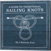 Framed Vintage Sailing Knots II