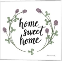 Framed 'Happy to Bee Home Words I' border=