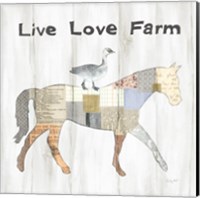 Framed 'Farm Family V' border=