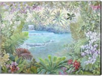 Framed Cascata Tropicale (detail)