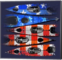 Framed Flag Kayaks