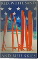 Framed Surfboards Line Up